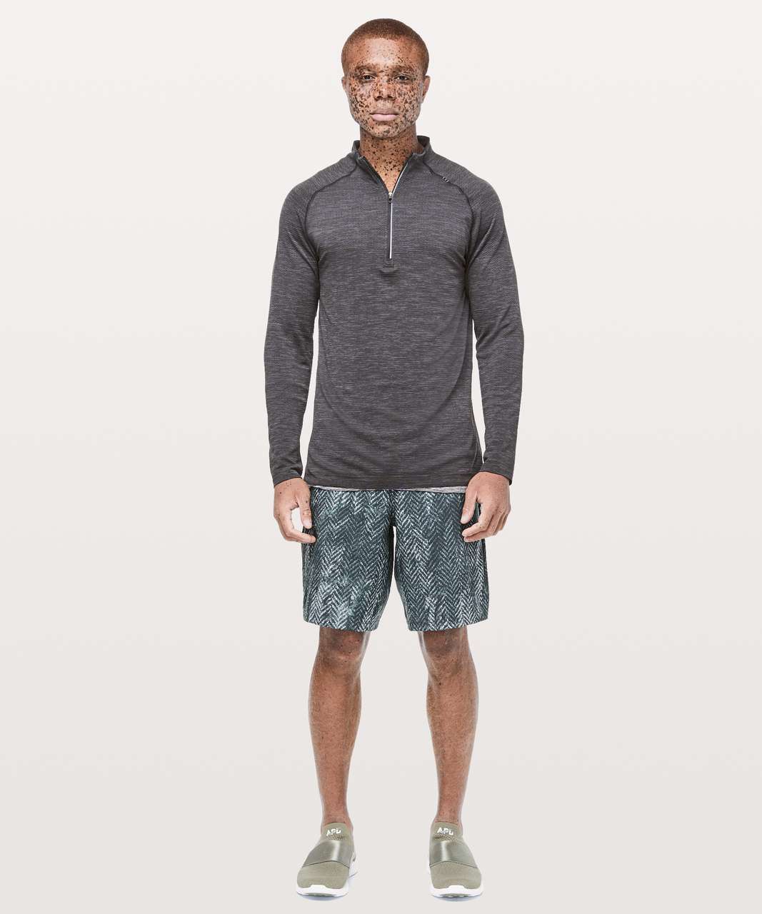 Lululemon Pace Breaker Short *9" Updated - Bleached Herringbone Multi