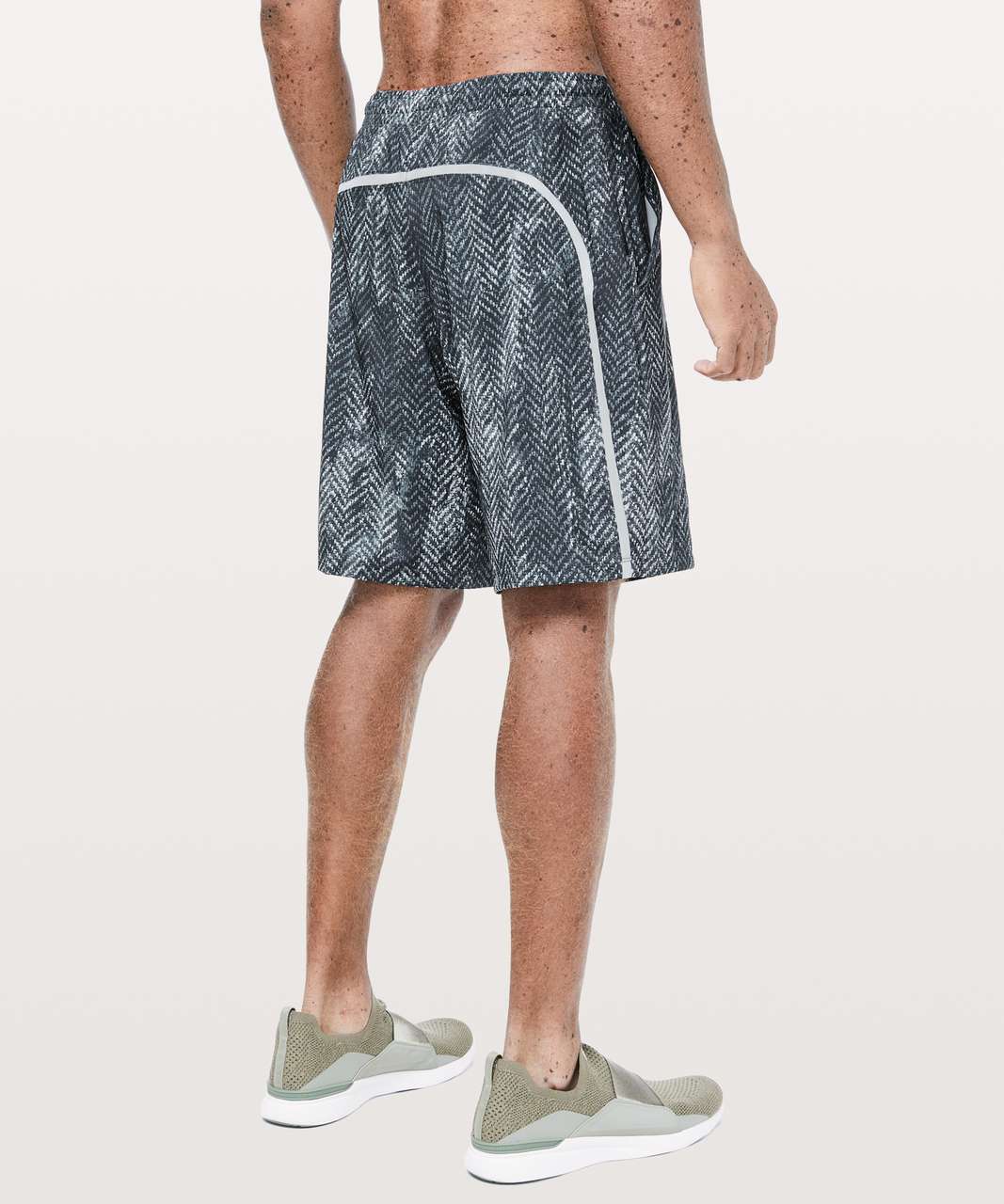 Lululemon Men's Surge Short 6 Lined (Bleached Herringbone Multi