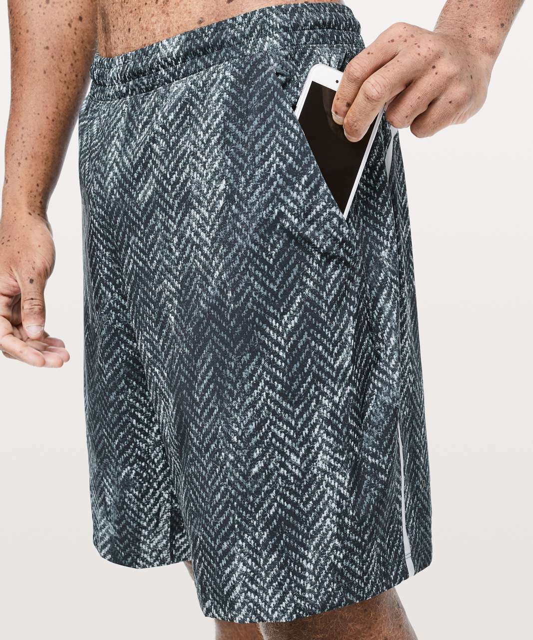 Lululemon Pace Breaker Short *9" Updated - Bleached Herringbone Multi