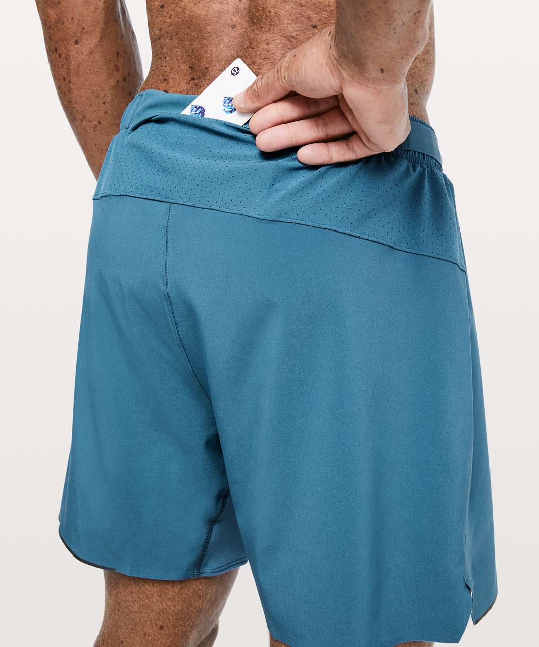 Lululemon Surge Short *6" Updated - Pewter Blue