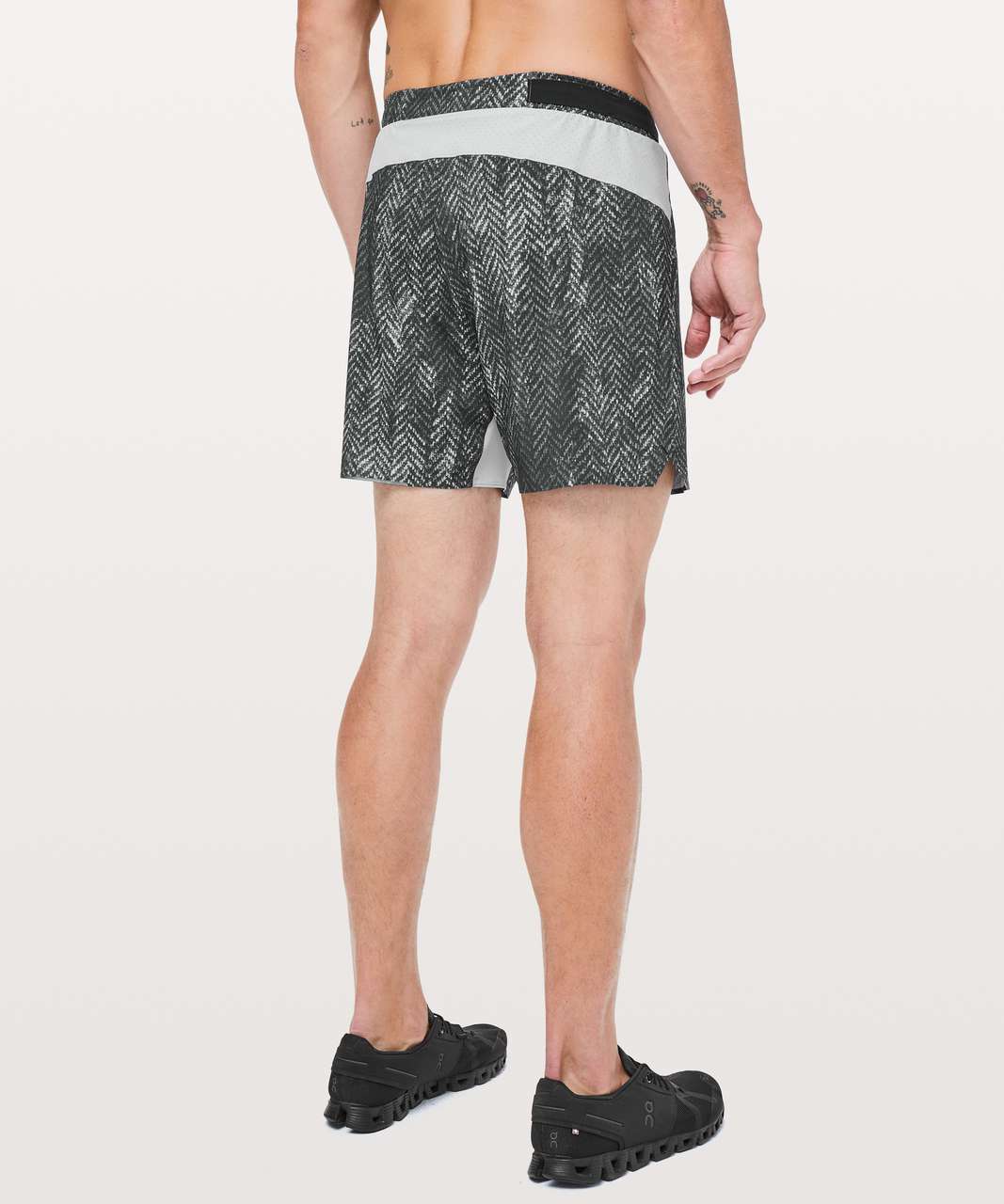 Lululemon Surge Short *6" Updated - Bleached Herringbone Multi