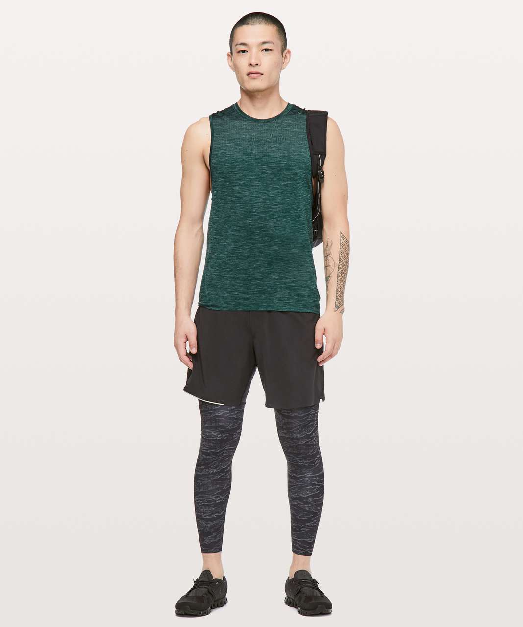 Lululemon Metal Vent Tech Muscle Tank - Anchor / Royal Emerald