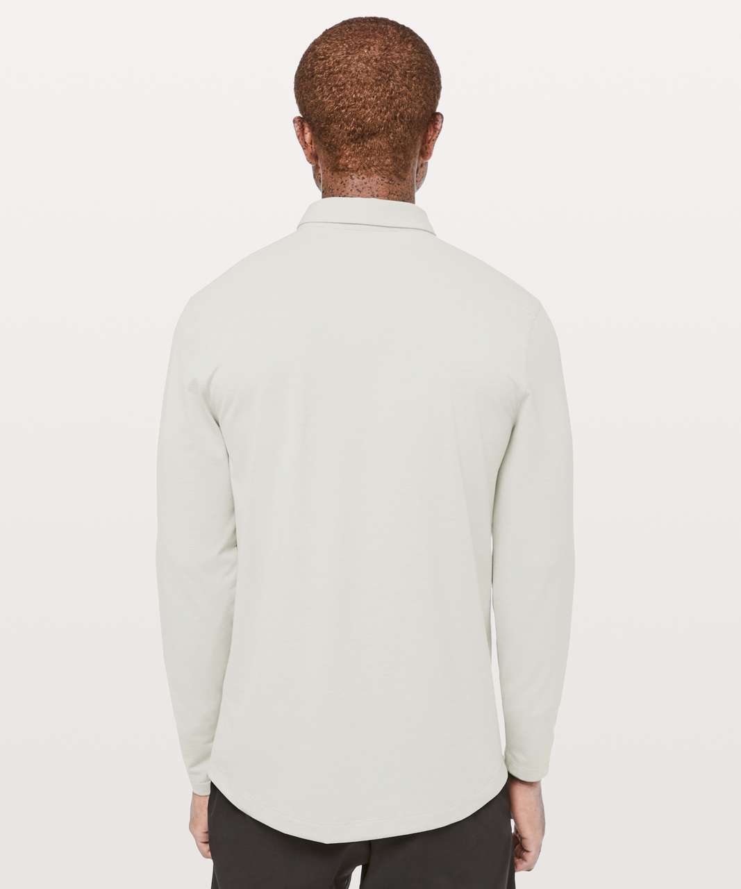 Lululemon Evolution Long Sleeve Polo - Heathered Moon Shine