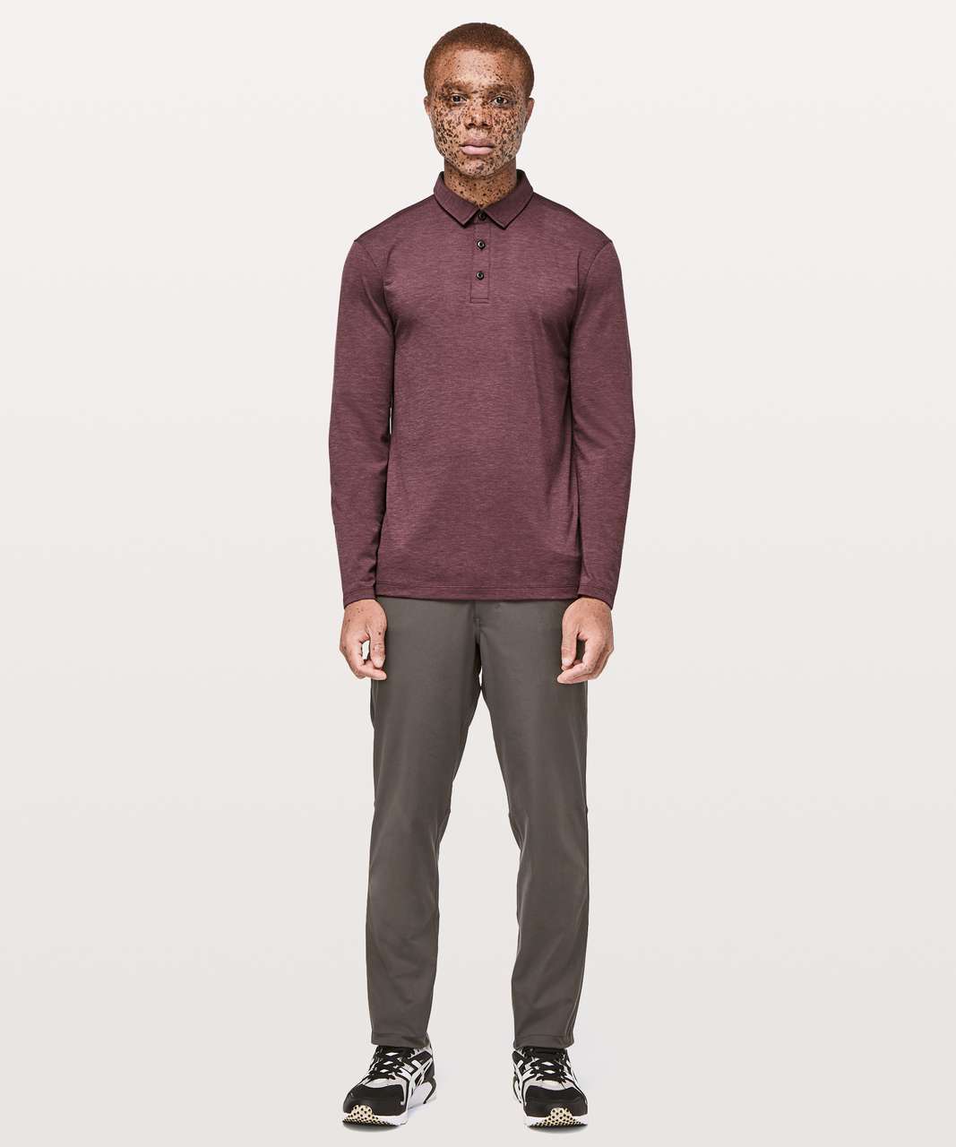 Lululemon Evolution Long Sleeve Polo - Dark Adobe