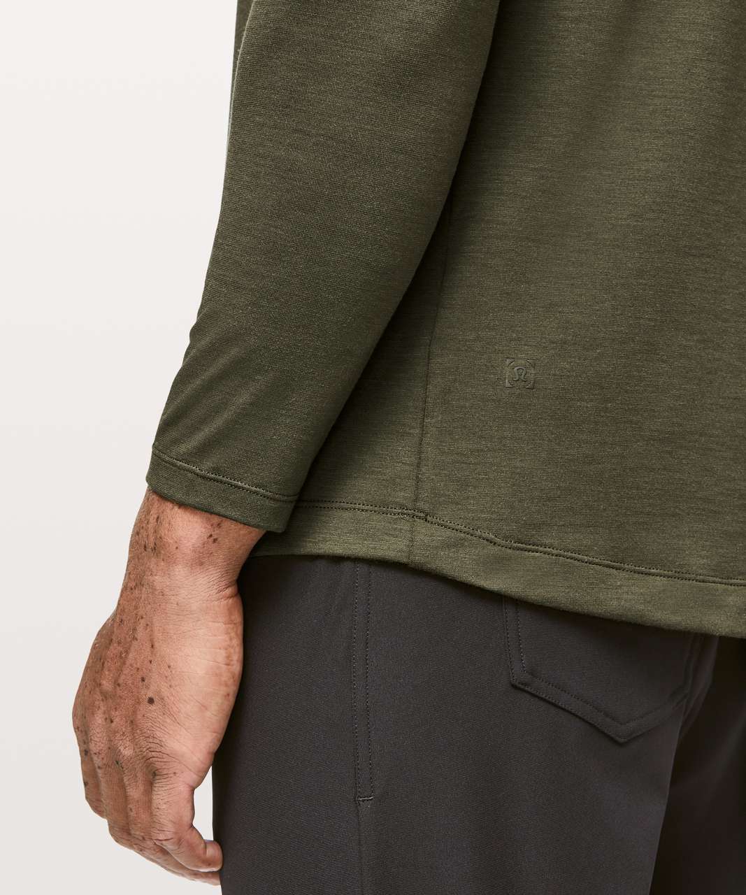 Lululemon Evolution Long Sleeve Polo - Dark Olive