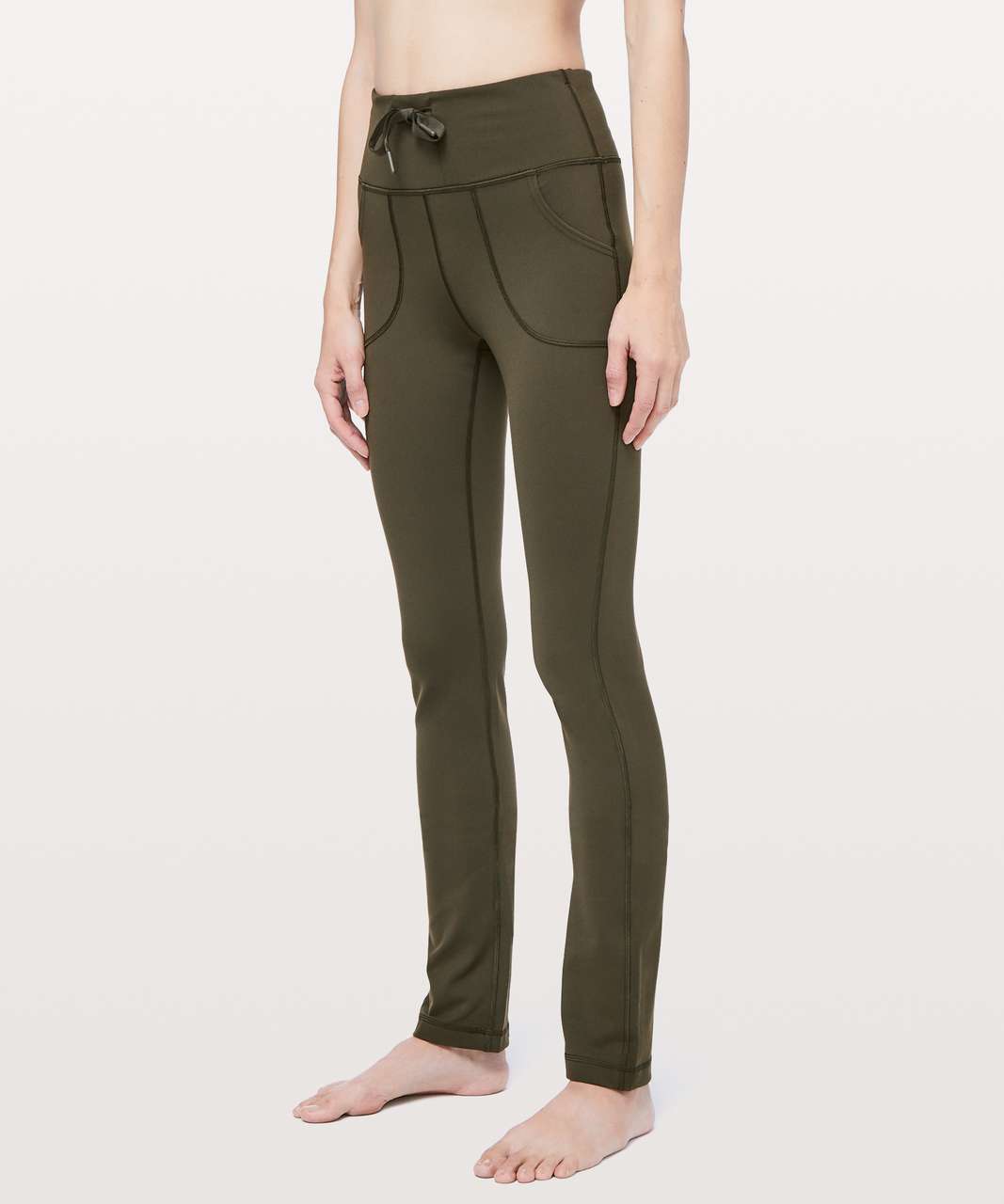 ONLY PLAY Skinny Workout Pants 'SHY' in Dark Green