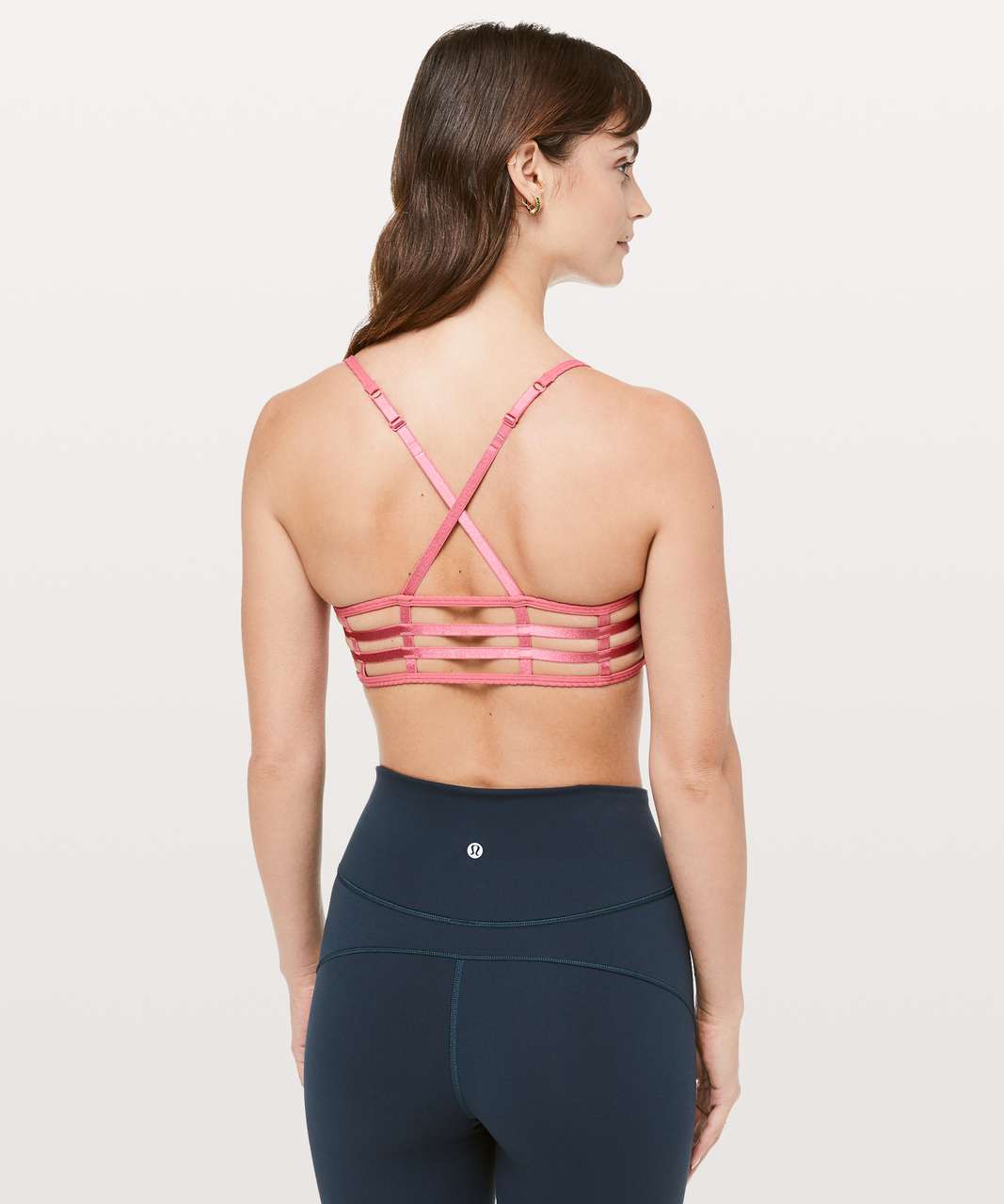 Lululemon Hot Spell Bra - Hibiscus Pink - lulu fanatics