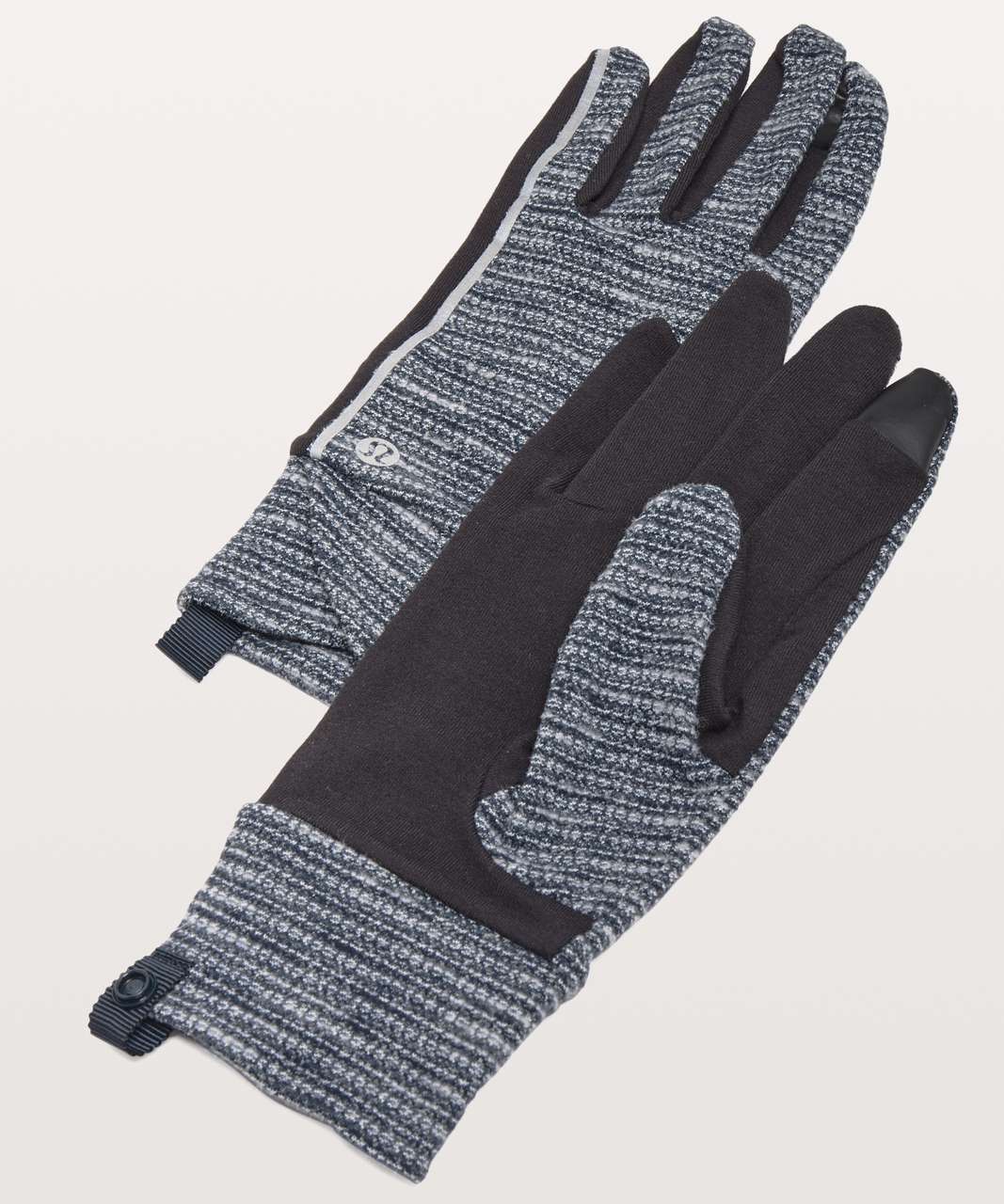 Lululemon Cross Chill Run Gloves - Coco Pique True Navy Heathered True Navy / Black