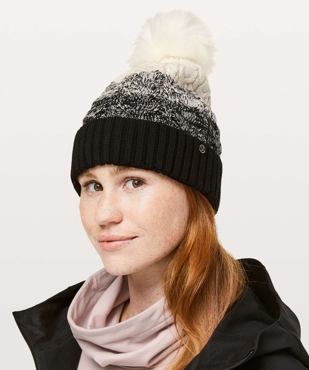 Lululemon Twisted Bliss Beanie - Black / Angel Wing