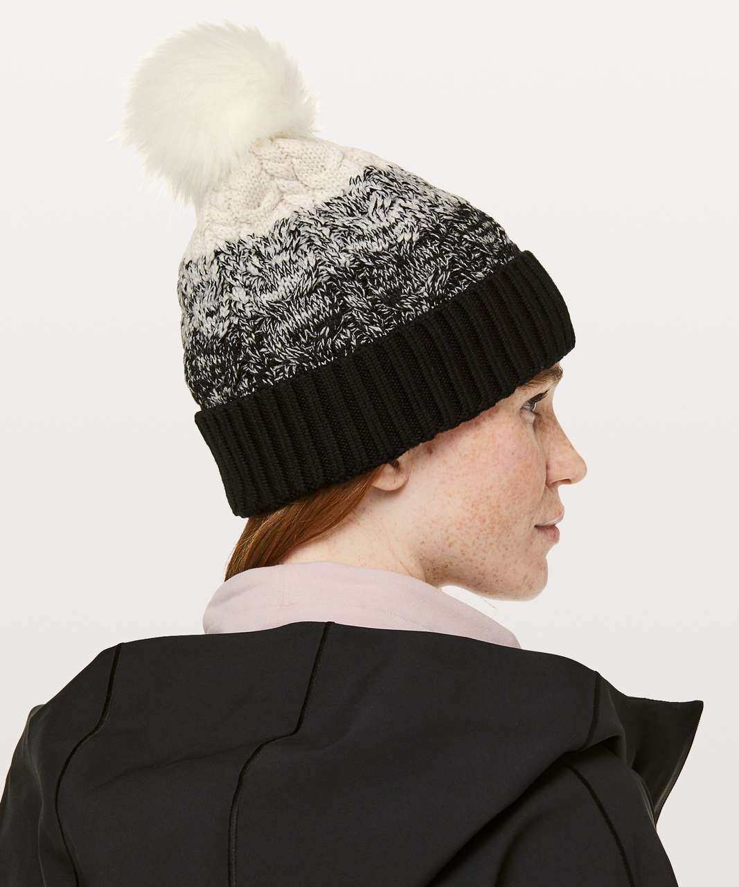 Lululemon Twisted Bliss Beanie - Black / Angel Wing