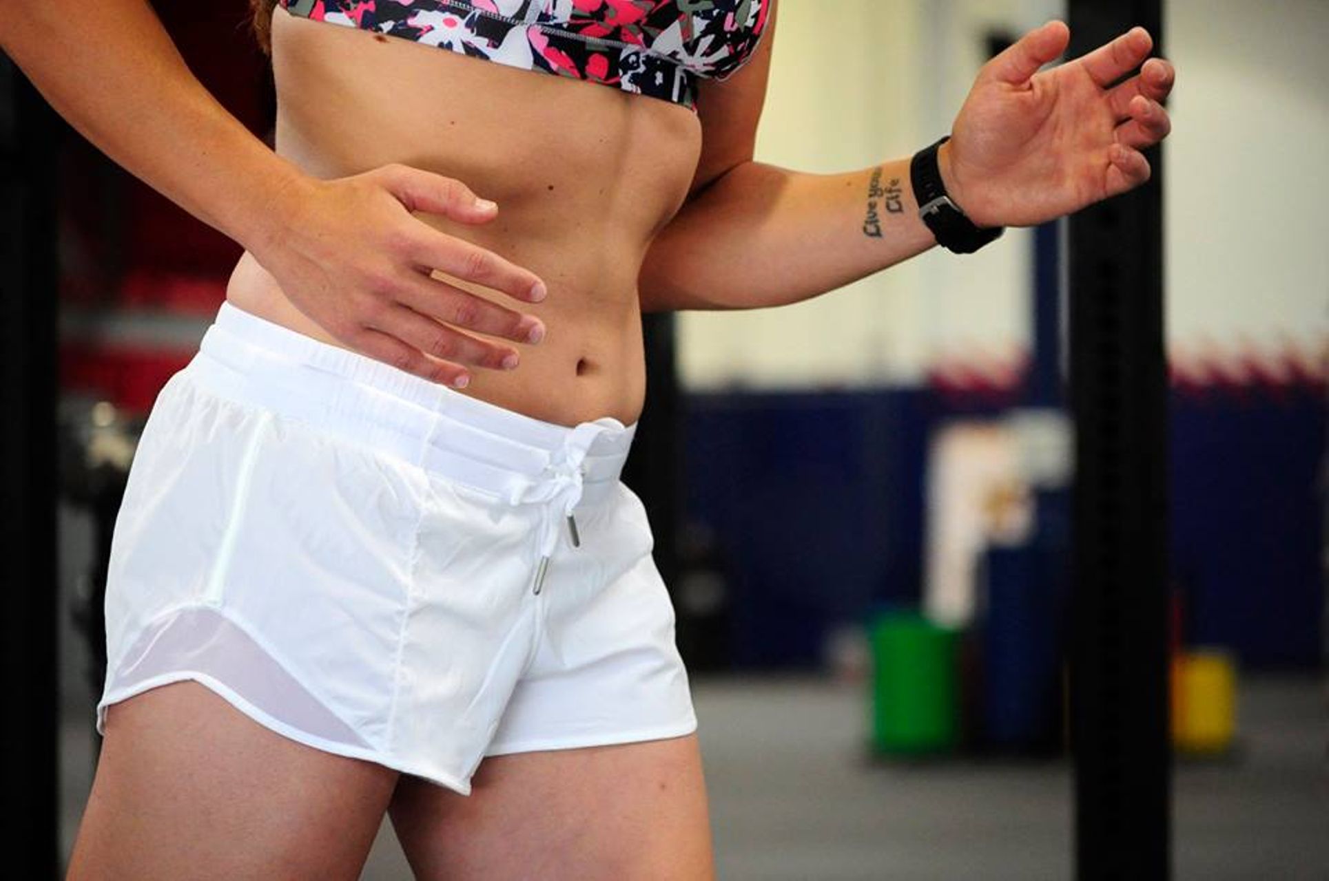 lululemon University of Michigan Women's White Hotty Hot Short