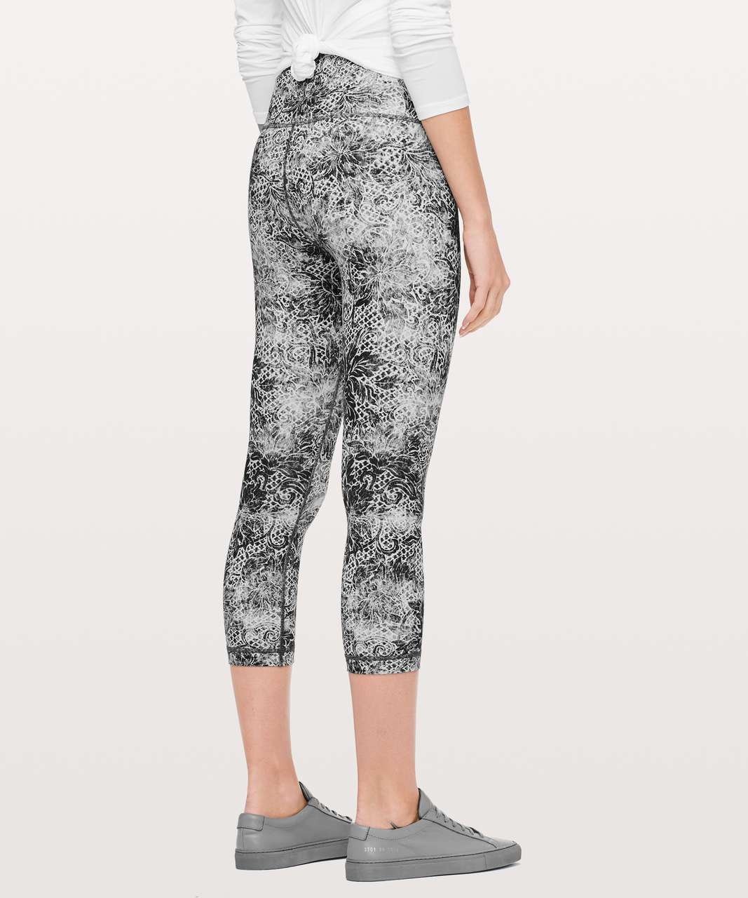 Lululemon Wunder Under Crop (High-Rise) *Full-On Luxtreme 21" - Serigraph Starlight Black Multi