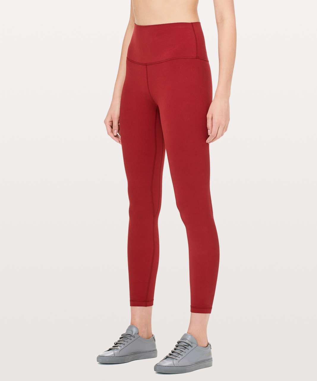 red lulu leggings