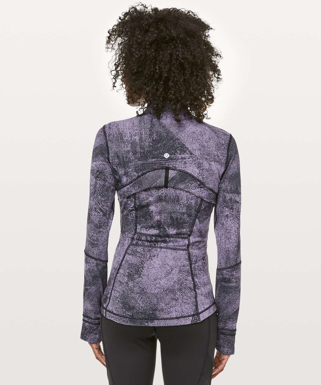 Lululemon Define Jacket - Pixel Print Purple Quartz Black