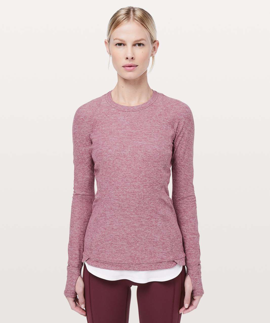 Lululemon Kanto Catch Me Long Sleeve Sweater in Heathered herringbone size  6 US RM65, Women's Fashion, Activewear on Carousell