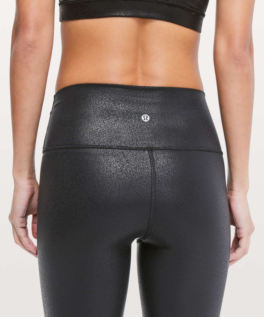 Lululemon Wunder Under High-Rise Tight *Foil 28" - Luminosity Foil Print Black Black