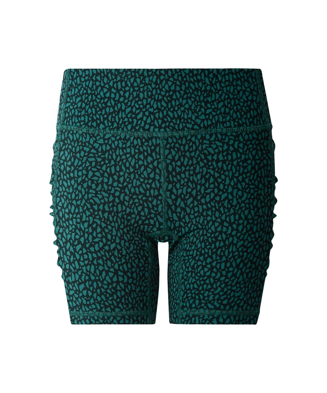 Lululemon Speed Track Short - Miss Mosaic Hunter Green Deep Green