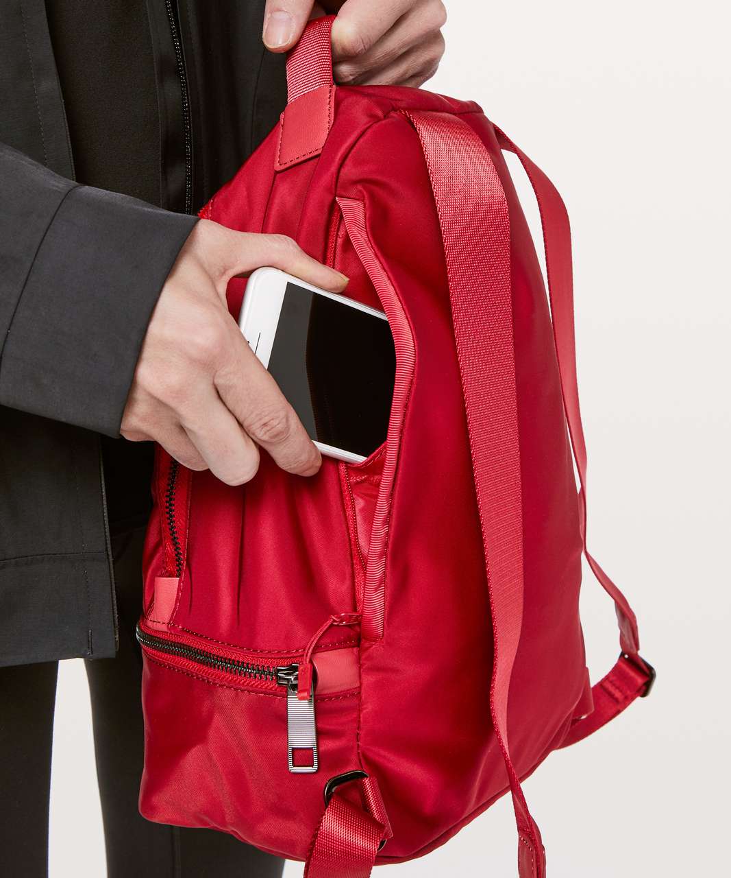 lululemon red backpack