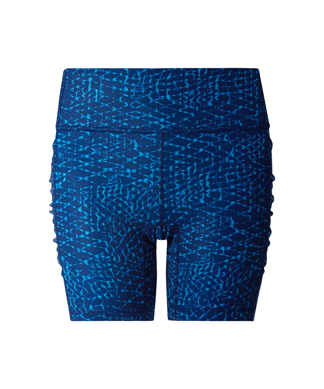 Lululemon Speed Track Short - Samba Snake Kayak Blue Hero Blue