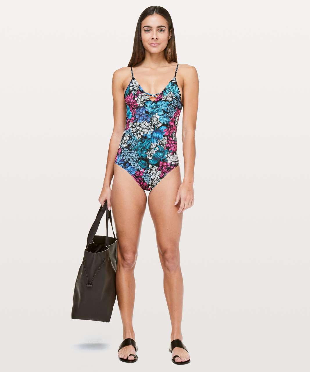 Lululemon Shoreline One Piece - Nocturnal Floral Multi