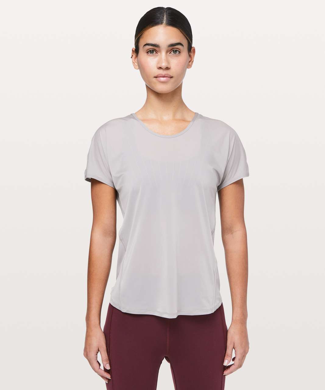 Lululemon Twist & Train Short Sleeve - Dark Chrome