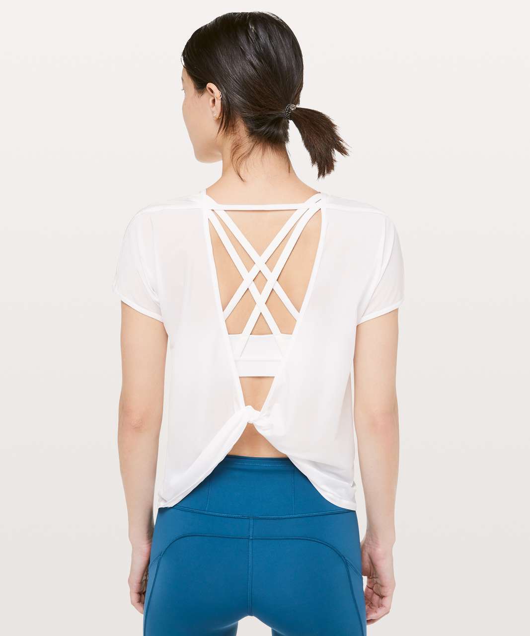 Lululemon Twist & Train Short Sleeve - White