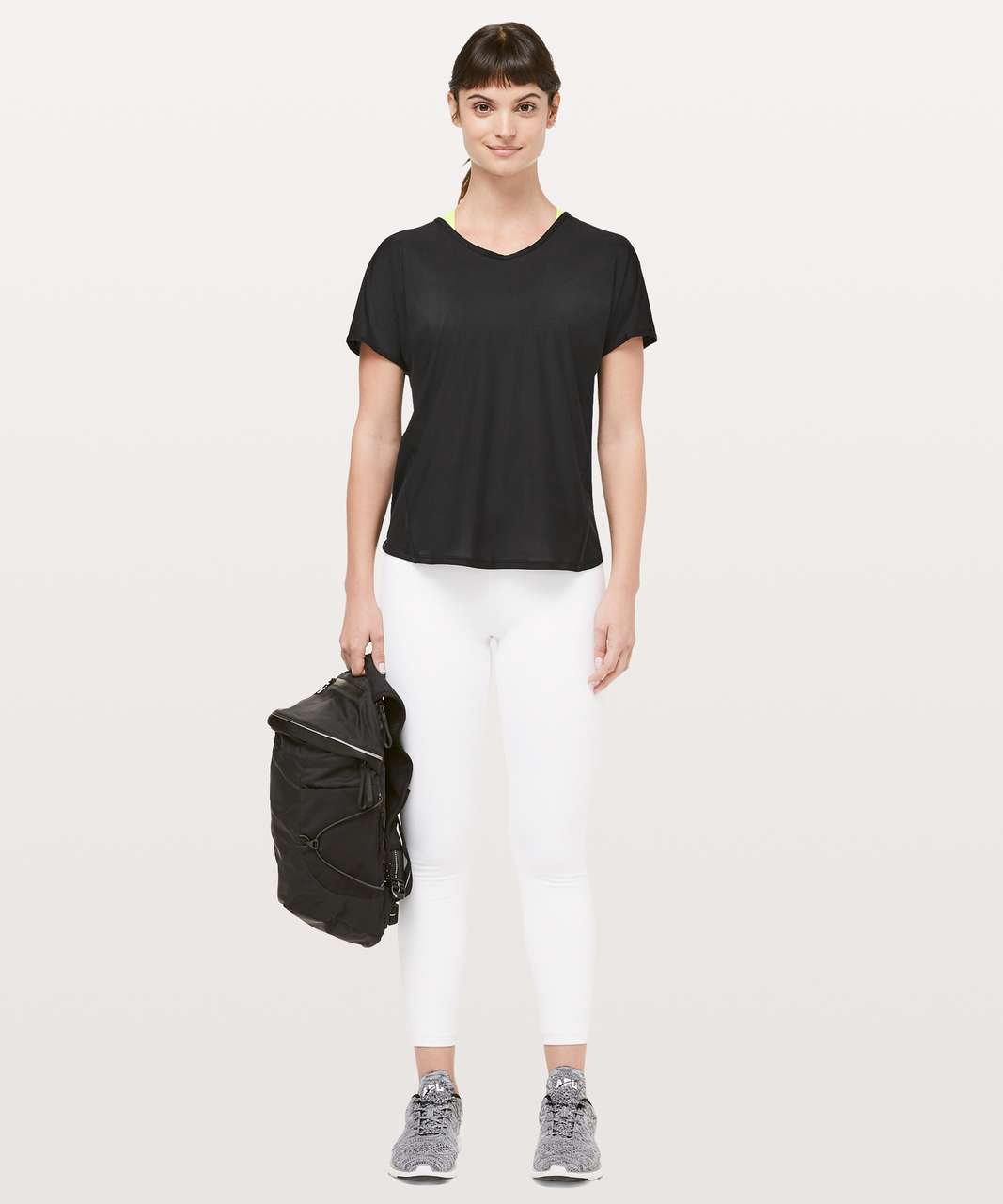 Lululemon Twist & Train Short Sleeve - Black - lulu fanatics