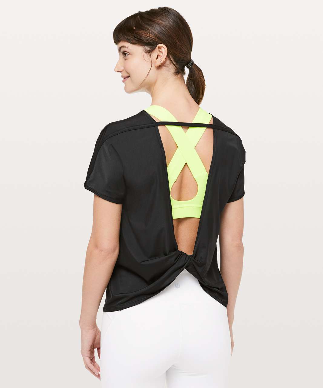 Lululemon Twist & Train Short Sleeve - Black