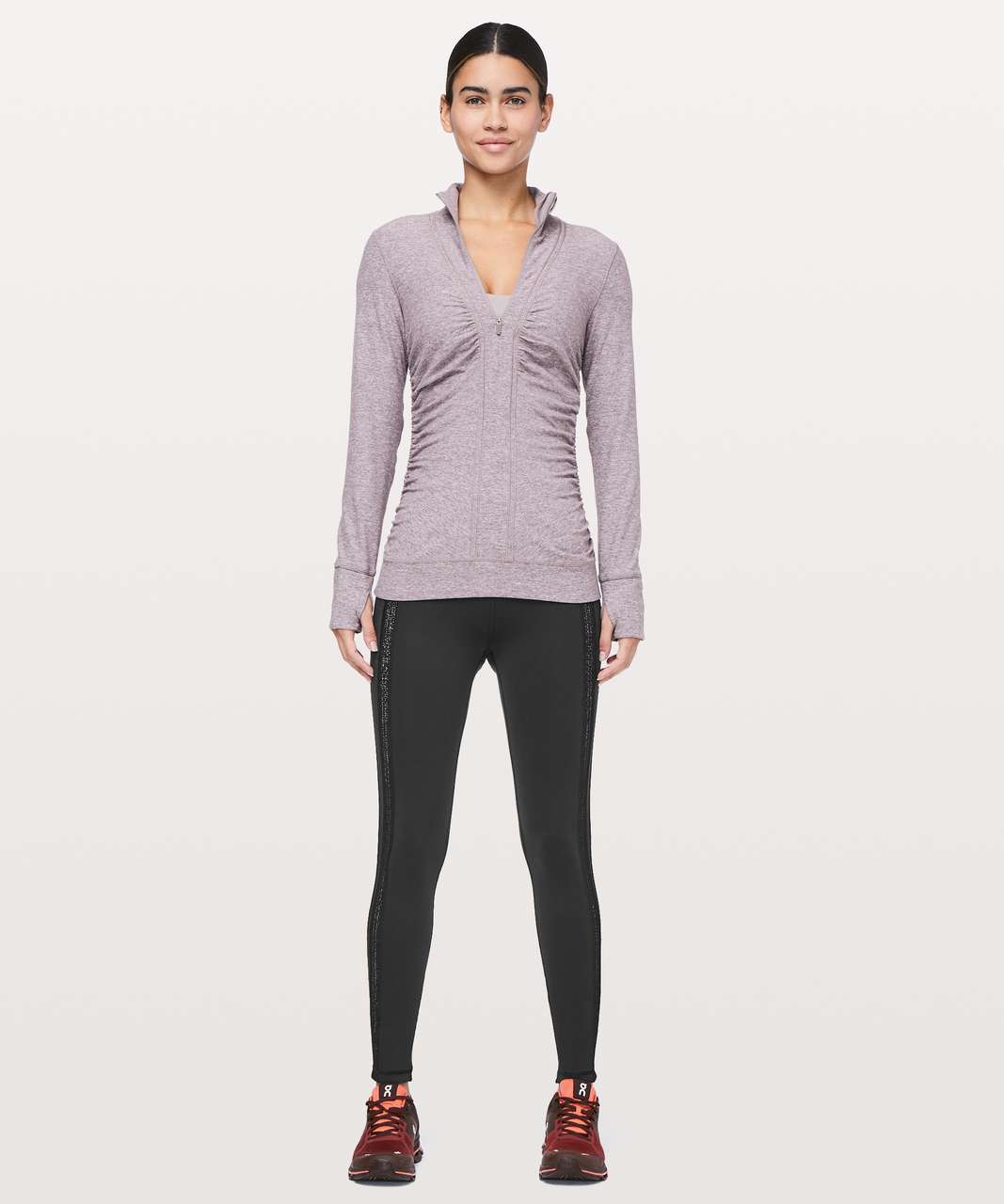 Lululemon Power Lines Pant *28" - Black / Meisai Ice Grey Black