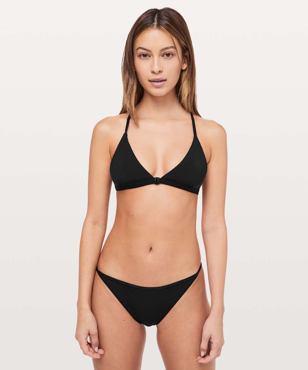 Lululemon Simply Strappy Bralette - Black - lulu fanatics