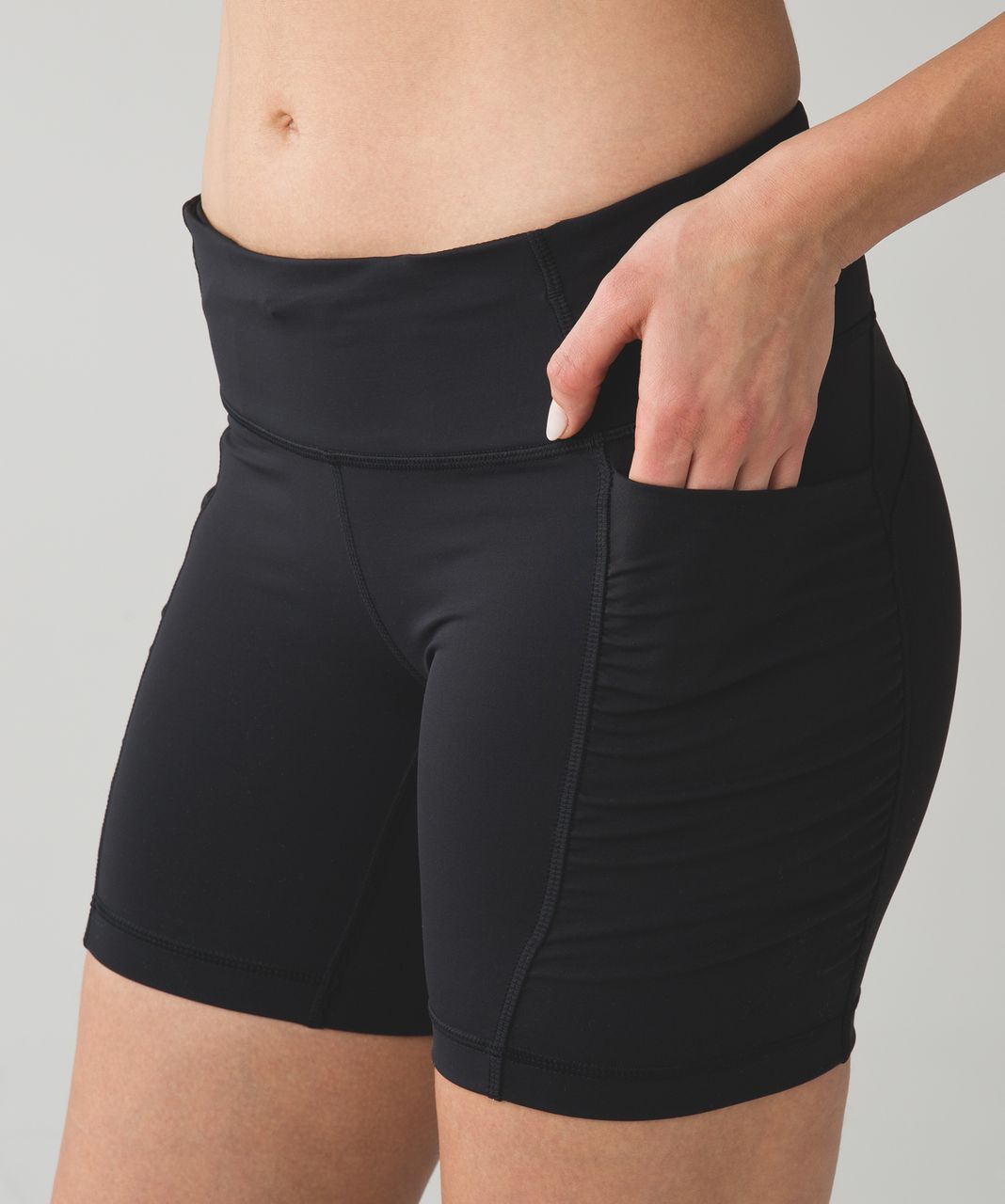 Lululemon Speed Track Short - Black - lulu fanatics