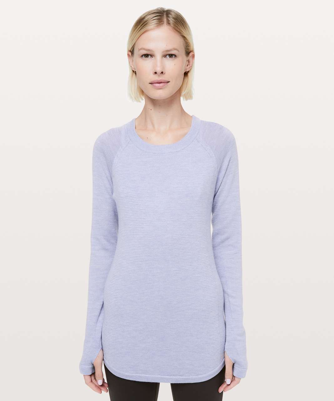 Lululemon Sit In Lotus Sweater - Heathered Lilac