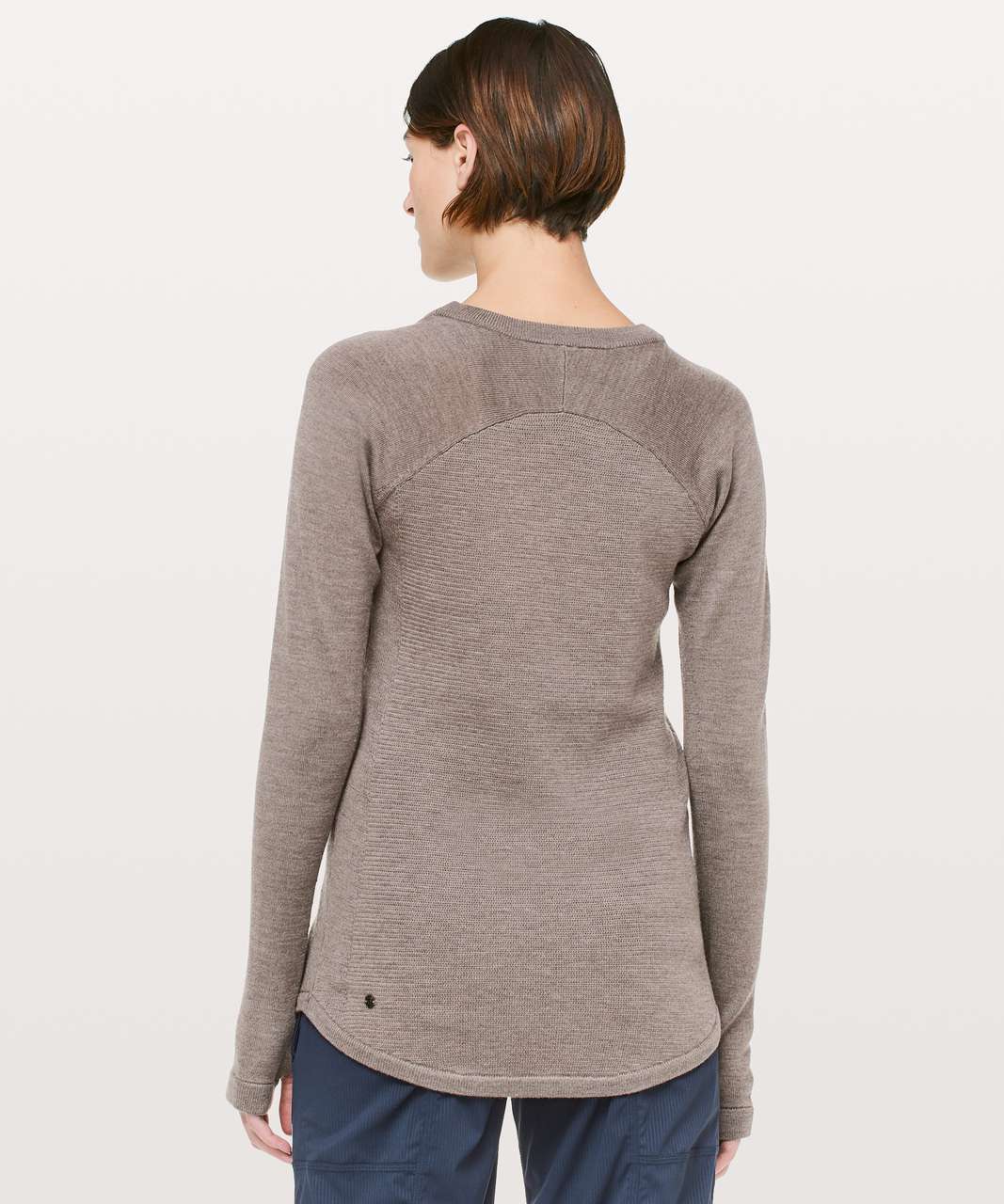 Lululemon Sit In Lotus Sweater - Heathered Cool Cocoa