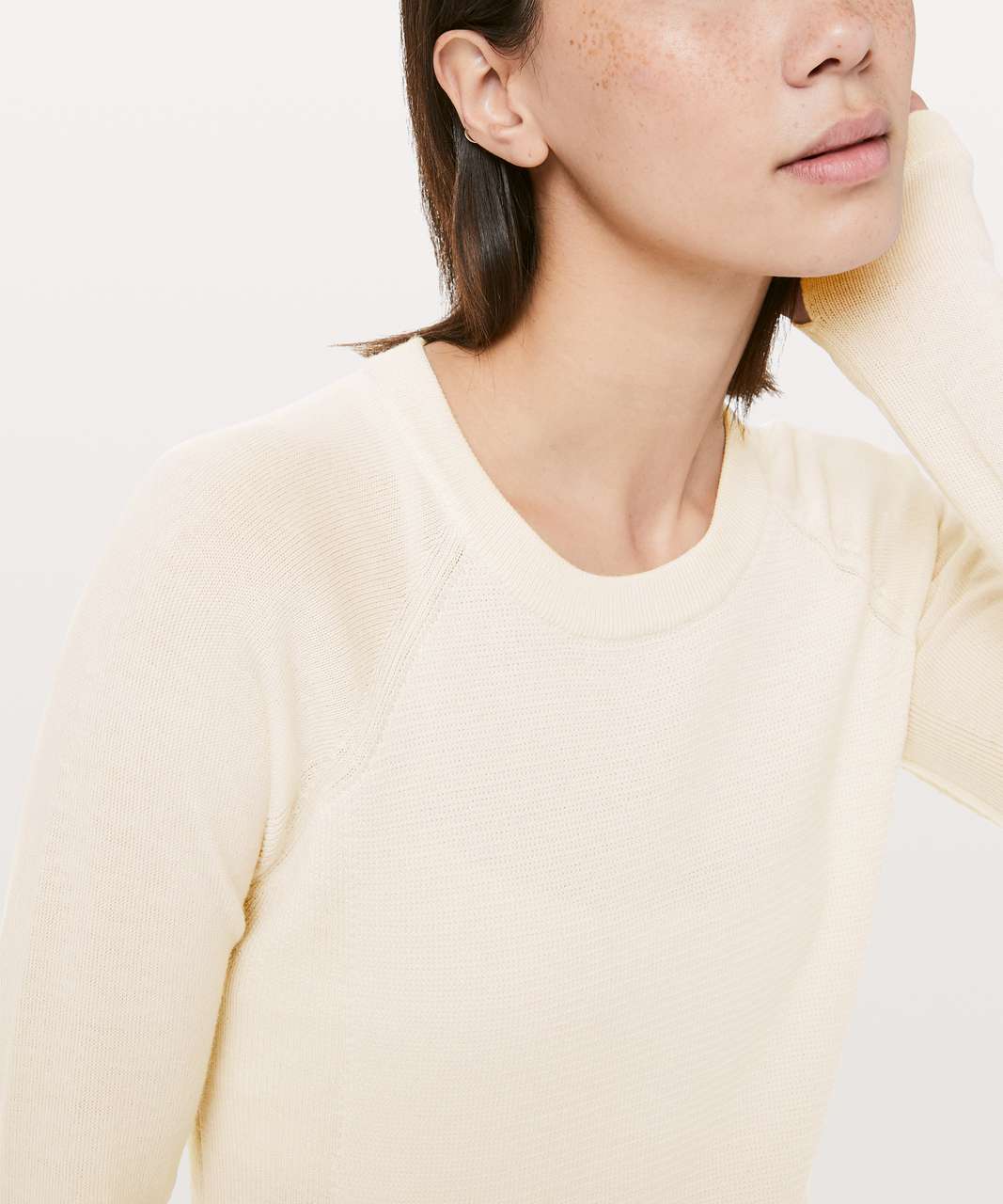 Lululemon Sit In Lotus Sweater - Angel Wing