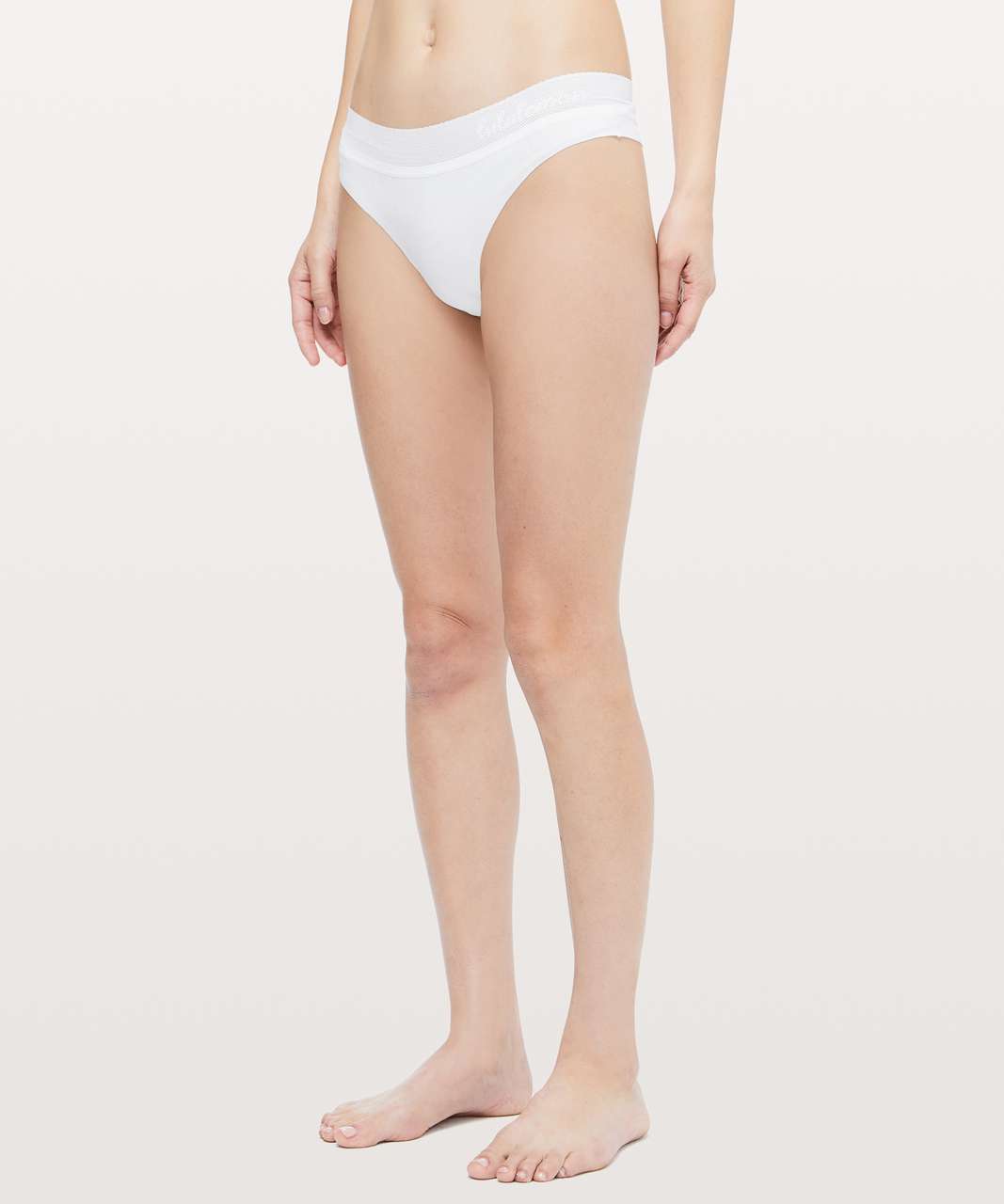 Lululemon Ever Essentials Thong - White - lulu fanatics