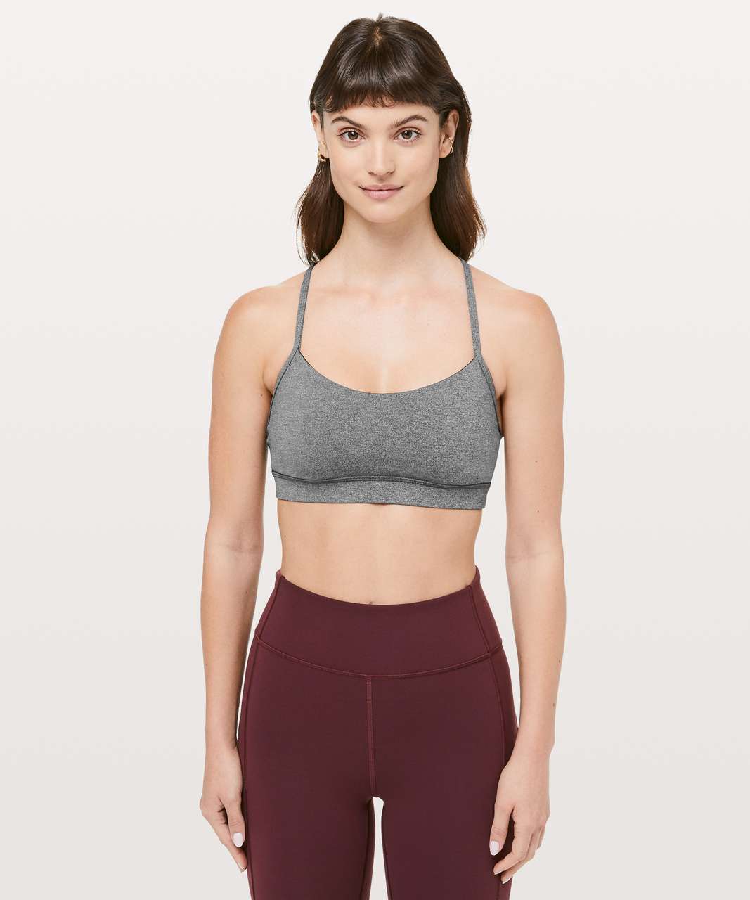 Lululemon Flow Y Bra *Luxtreme - Heathered Black