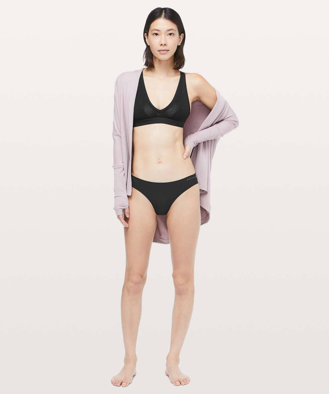 Lululemon A Little Bit Closer Bralette - Black