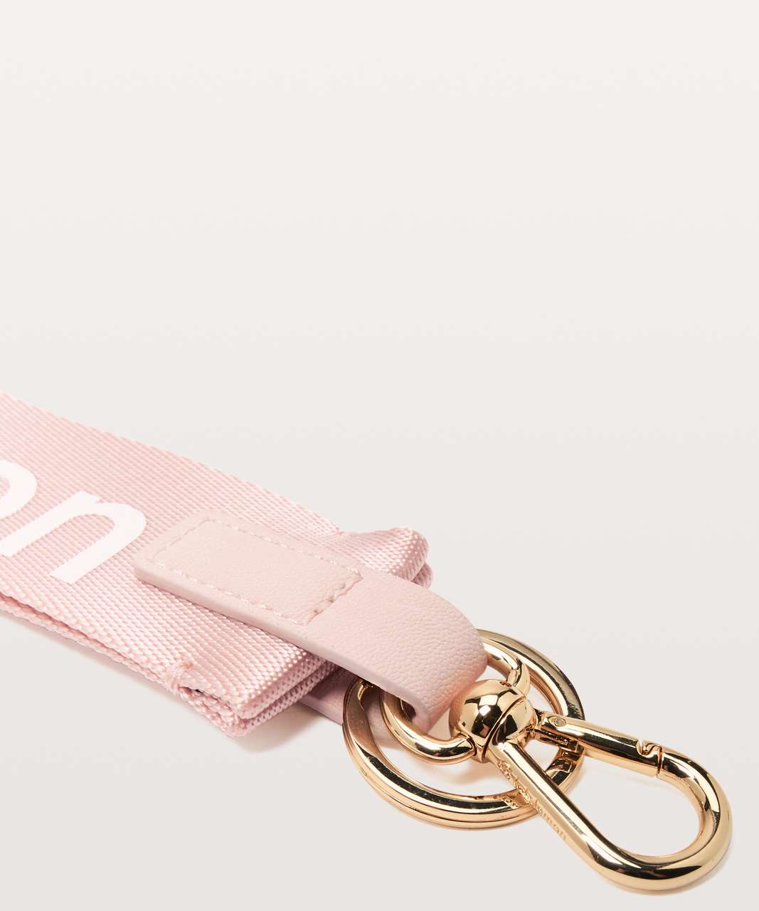 Lululemon Never Lost Key Chain - Misty Pink / White