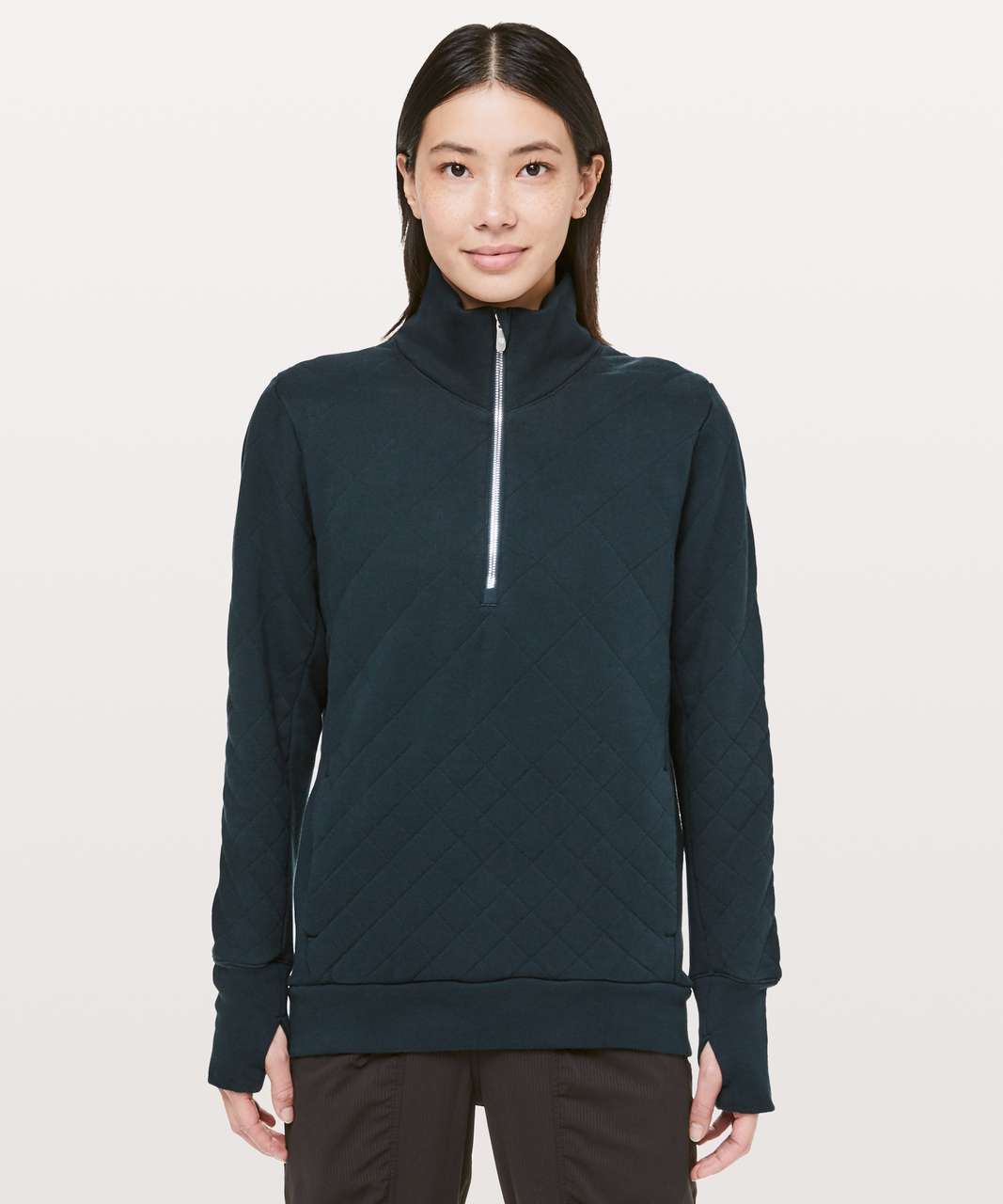 Lululemon Healthy Heart Pullover - Fresh Teal - lulu fanatics