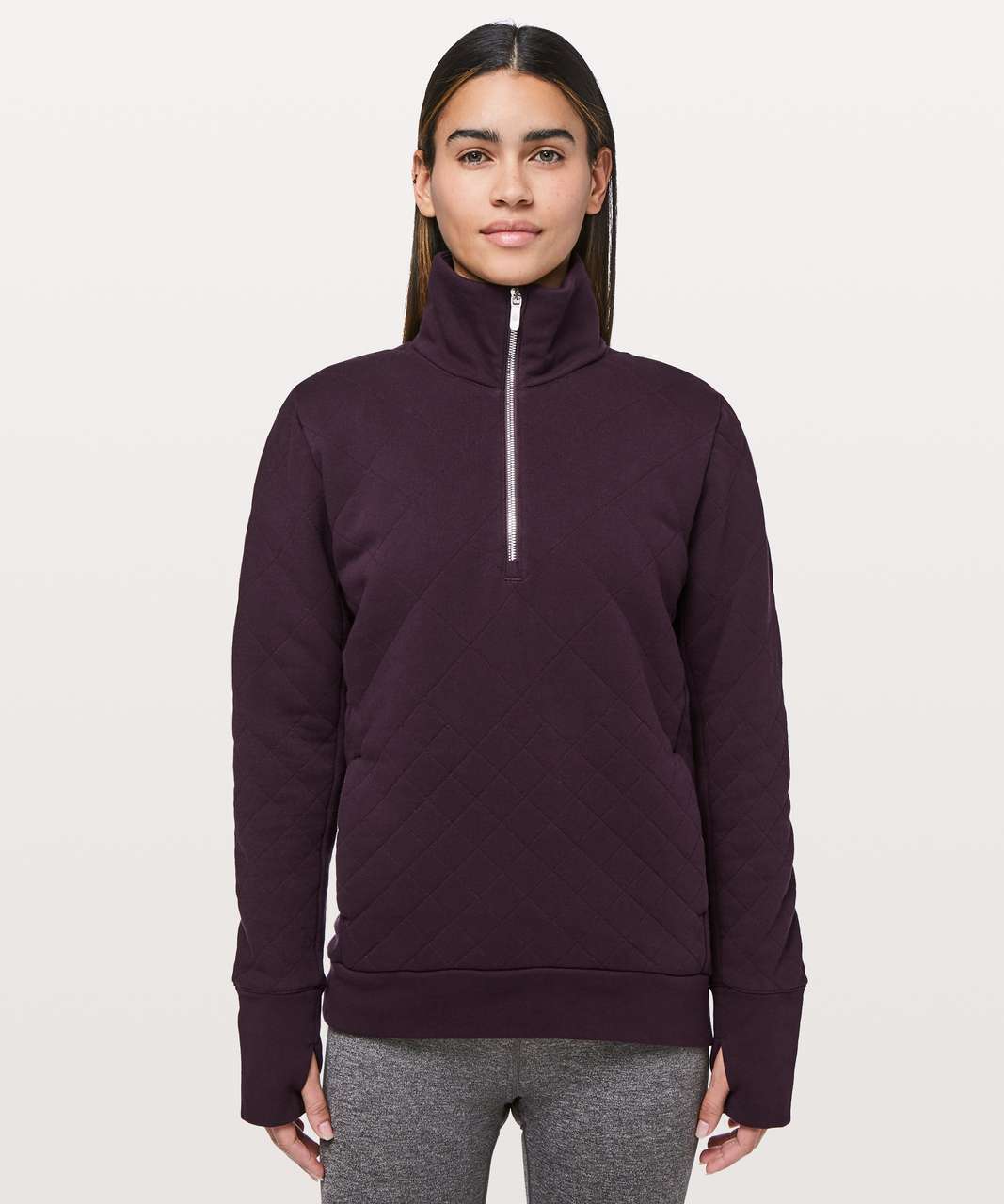 Lululemon Forever Warm Pullover - Black Cherry