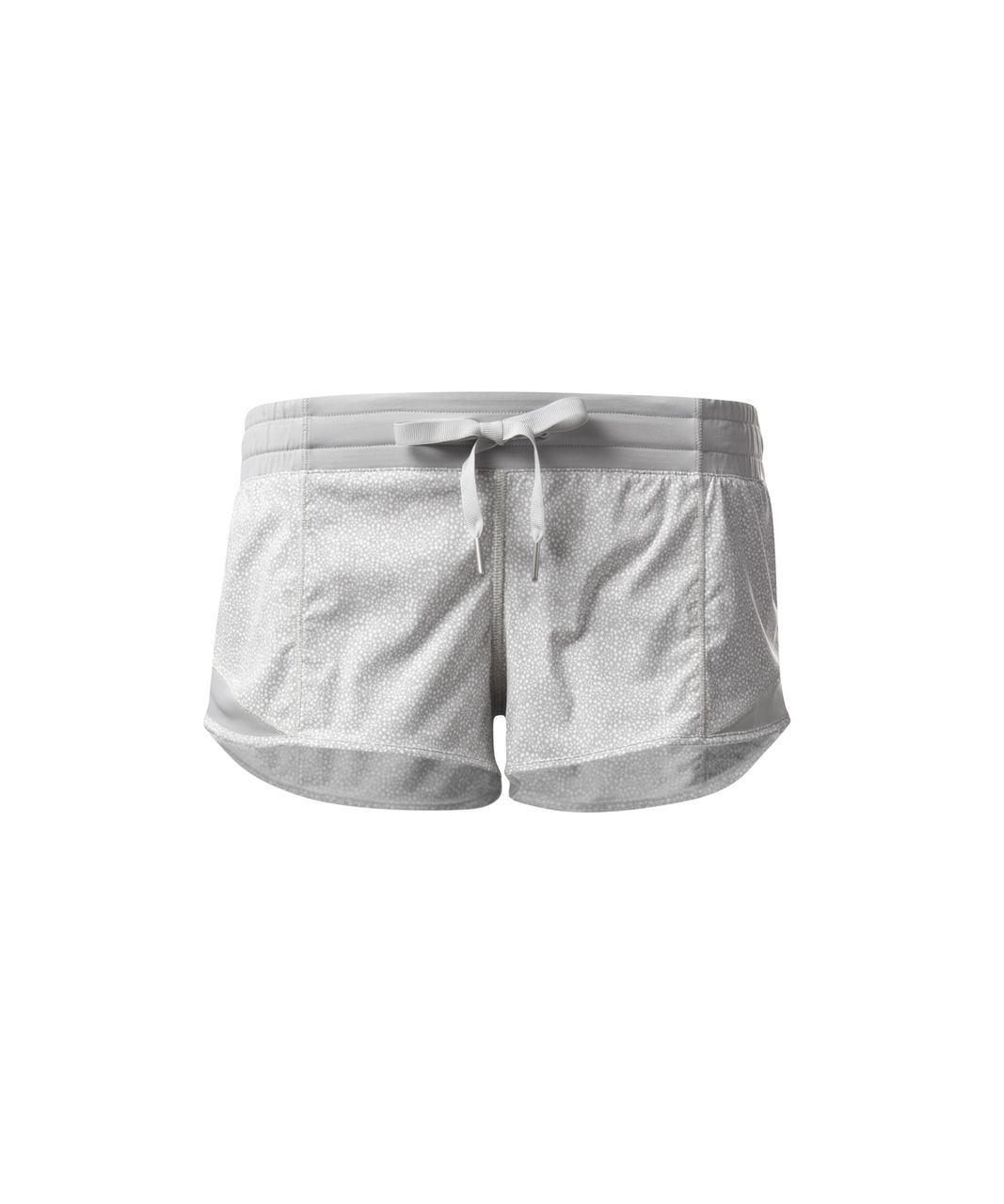 Lululemon Hotty Hot Short - Freckle Flower White Seal Grey / Seal Grey