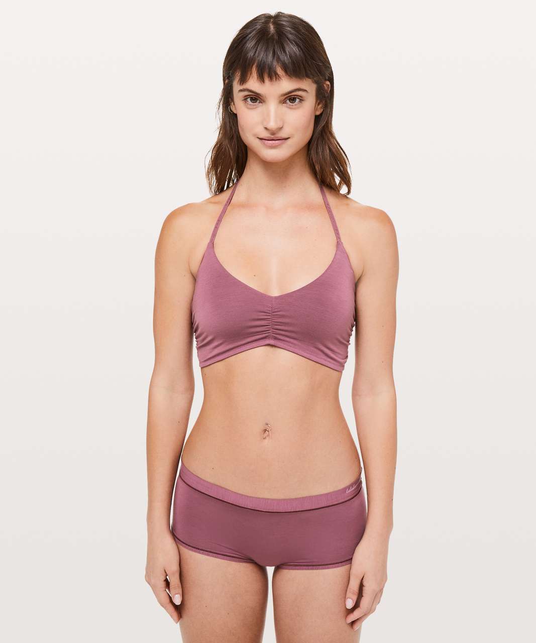 Lululemon Simply There Bralette - Misty Merlot