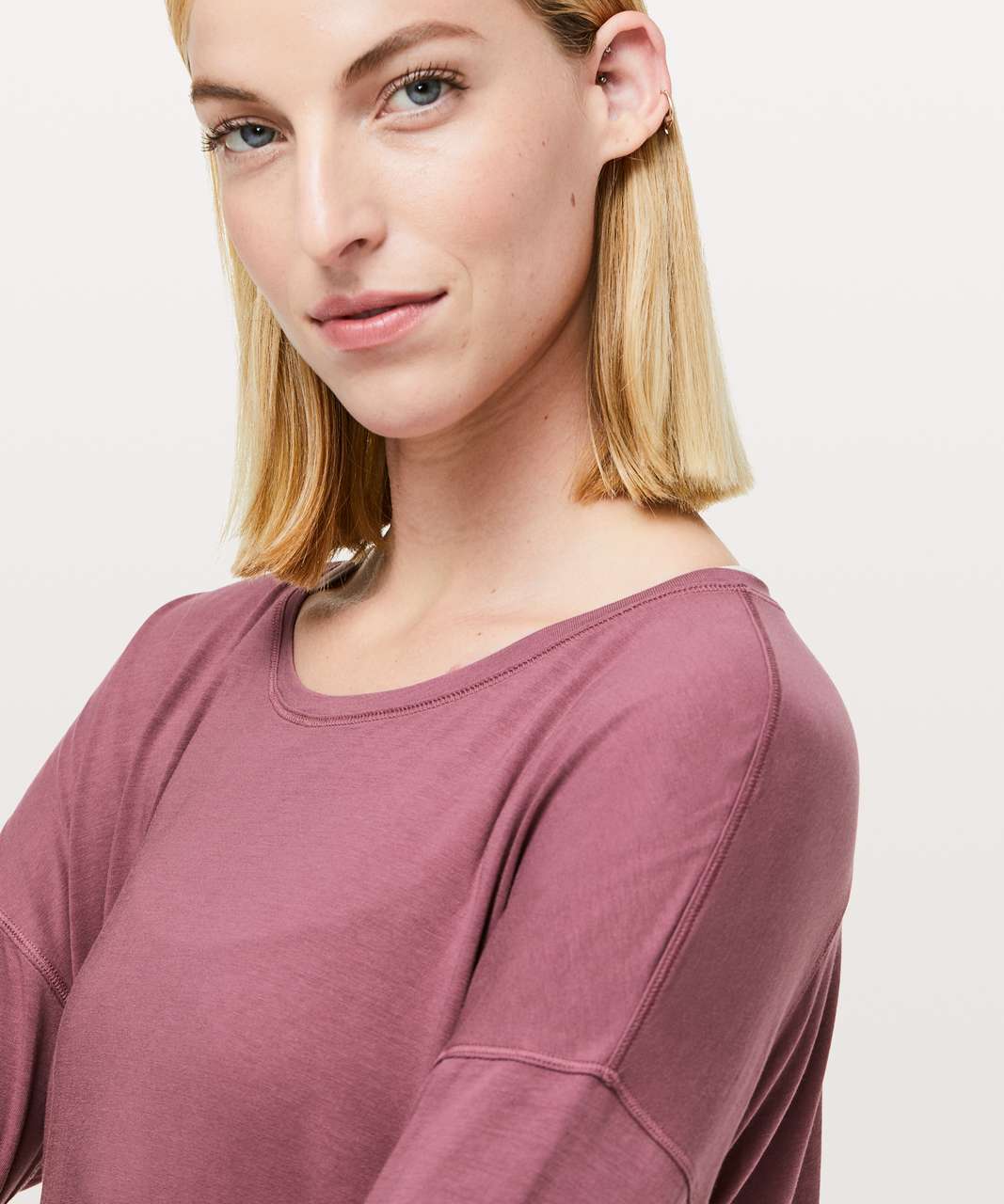 Lululemon To The Point Long Sleeve - Misty Merlot