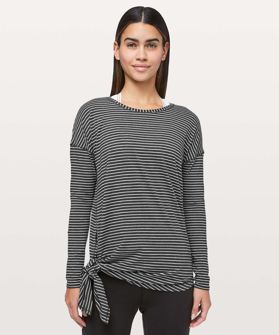 lululemon striped long sleeve top