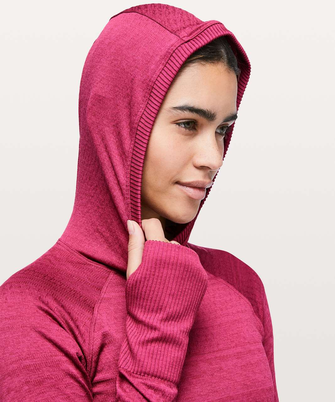 Lululemon Rest Less Hoodie - Violet Red / Violet Red - lulu fanatics