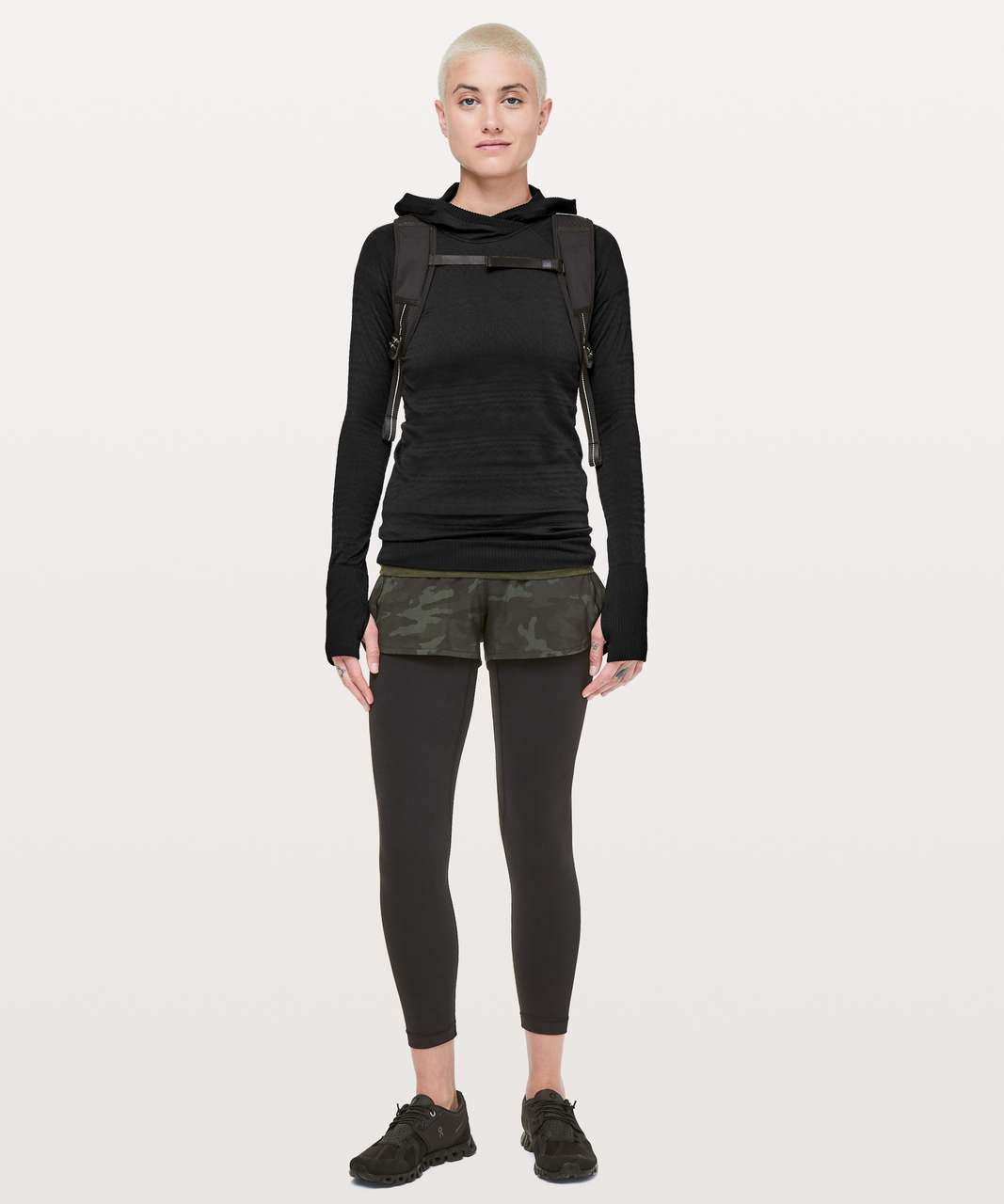 Lululemon Rest Less Hoodie - Black / Black