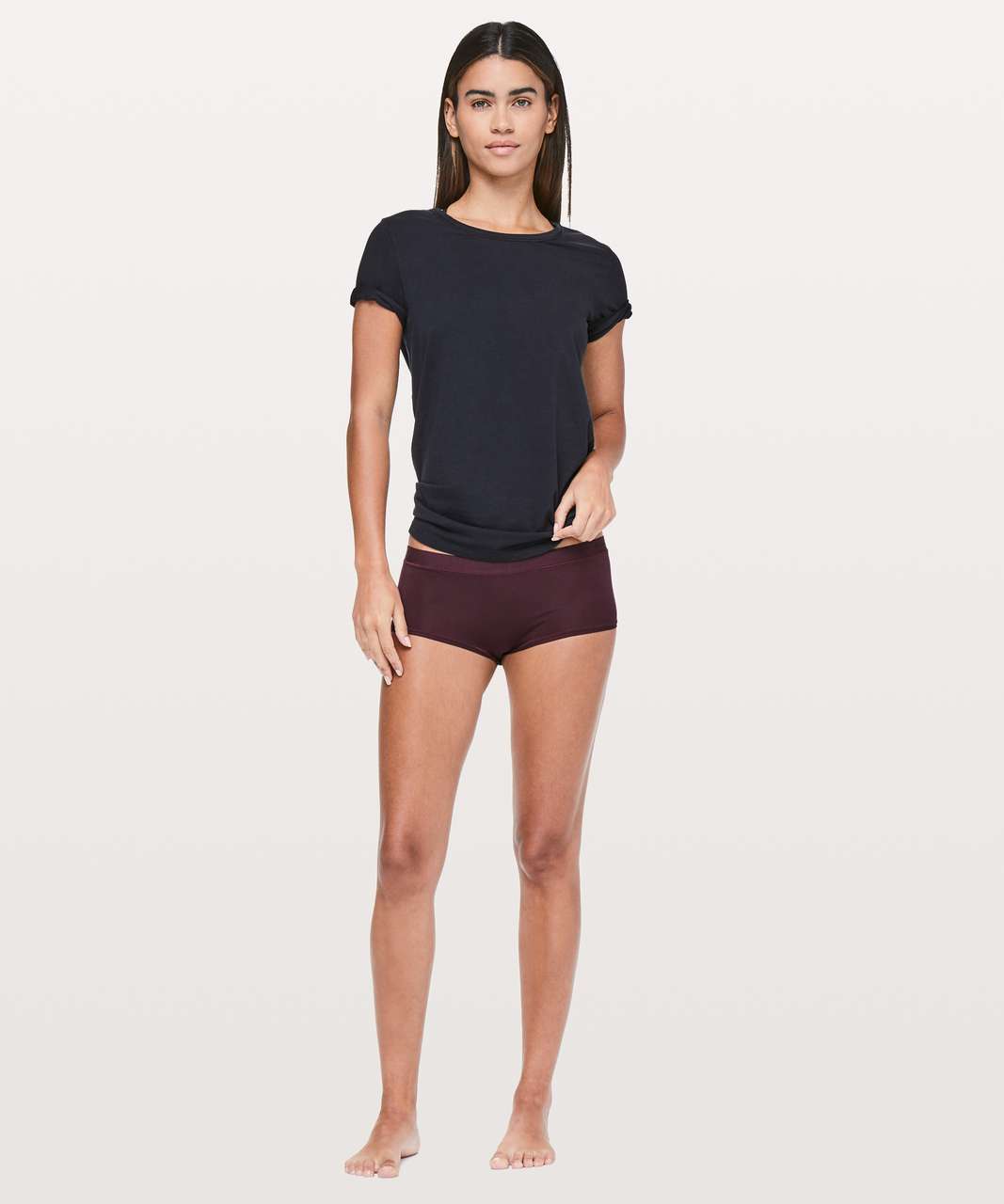 Lululemon Simply There Boyshort - Dark Adobe