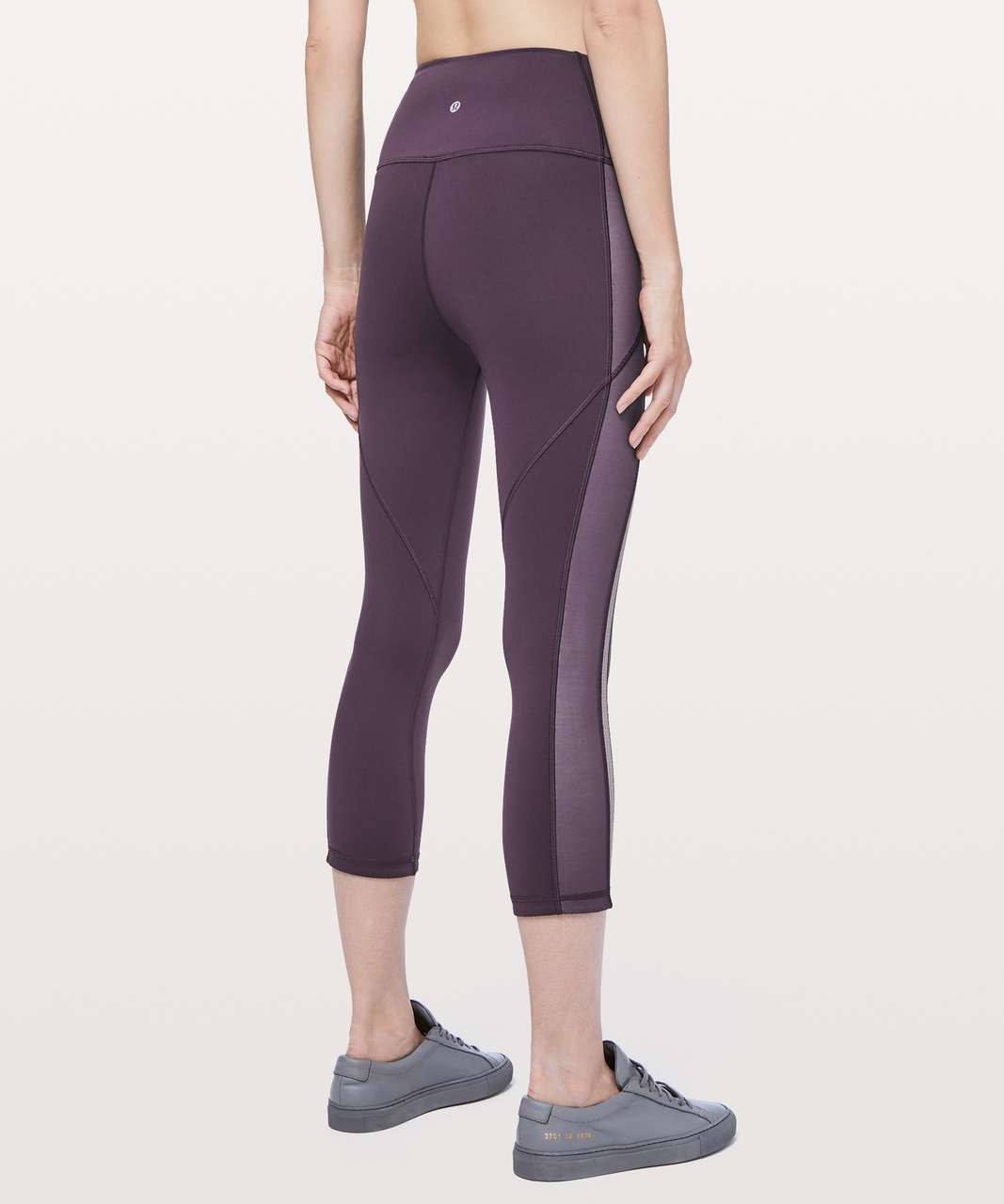 Lululemon Power Lines Crop *21" - Cyber / Dark Chrome