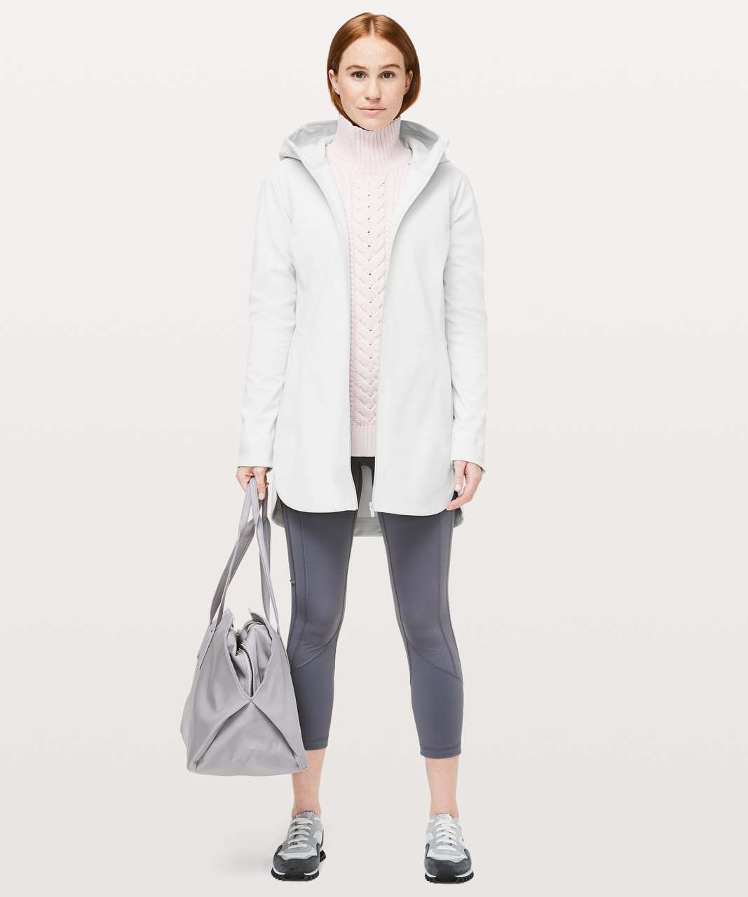 Lululemon Glyde Along Softshell - Silver Ice