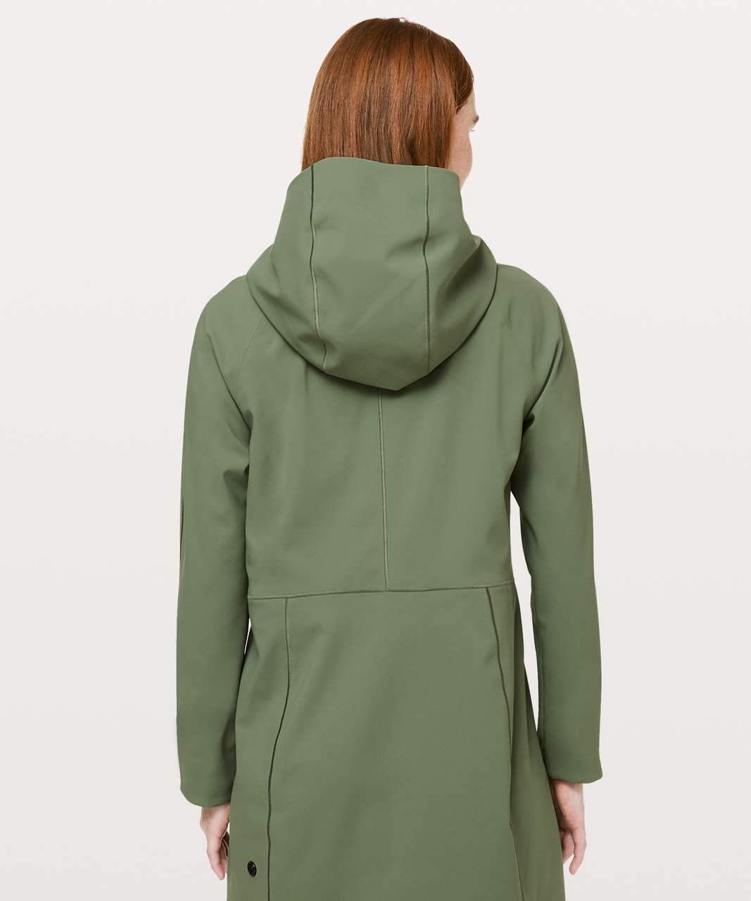 Lululemon Glyde Along Softshell - Green Twill